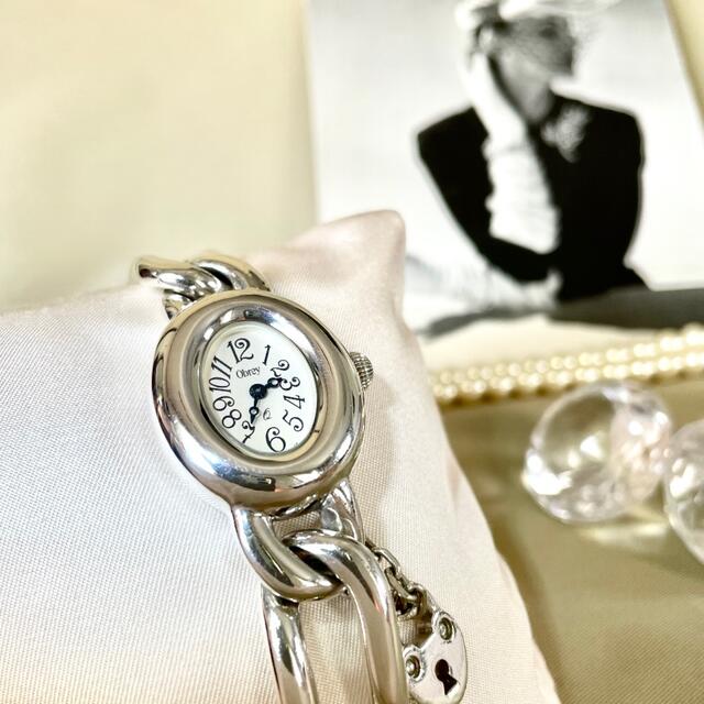 美品✨電池交換クリーニング済 Obrey オブレイ レディース時計