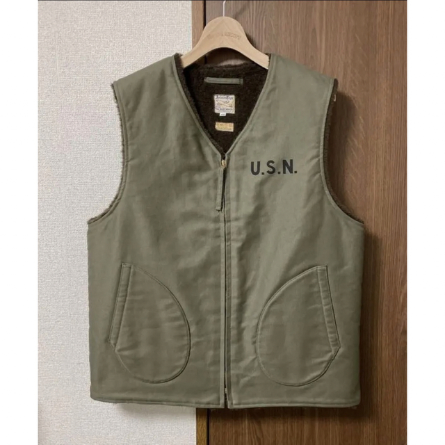 THE REAL McCOY'S - リアルマッコイズ ベスト アルパカベスト USN