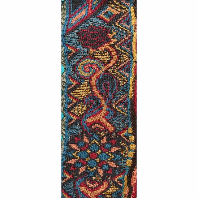 COOGI - 異次元のデザイン 芸術 美しい花柄 植物柄 90's COOGI ニット