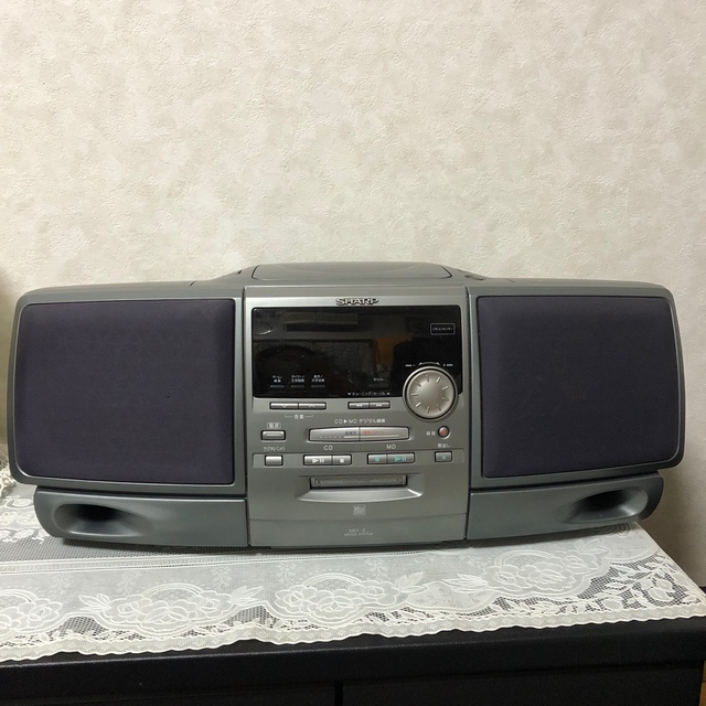 SHARP - 【ジャンク品】Sharp シャープ MD•CDコンポ MD-Z5の通販 by