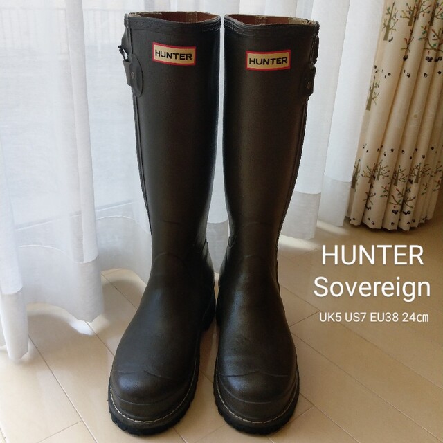 HUNTER - ハンター ソブリン レインブーツ 24cm UK5 US7 EU38の通販 by