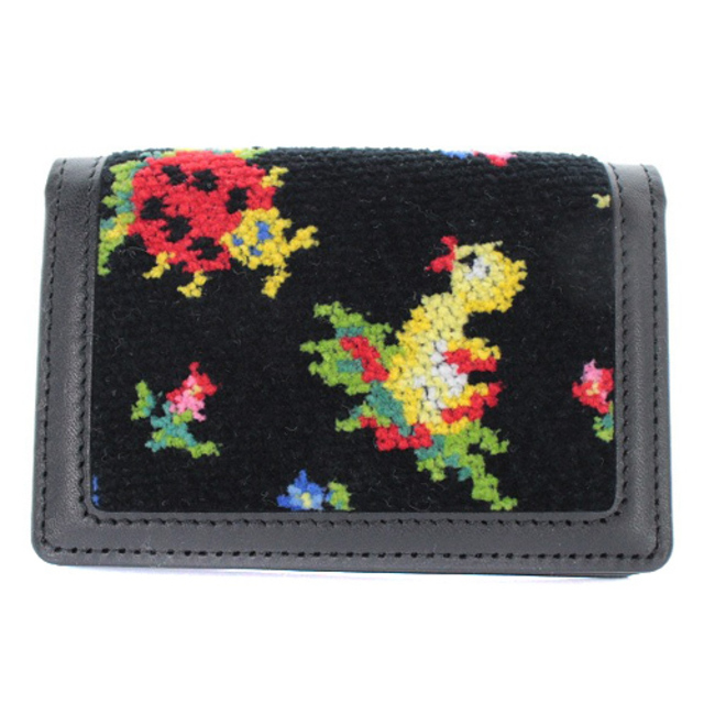 FEILER - フェイラー カードケース ハイジ 切替 レザー 名刺入れ 黒の