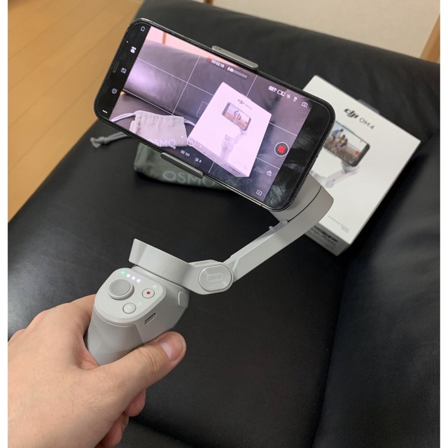dji om 4 ジンバル 1回のみ使用 新品同様 付属品未使用の通販 by