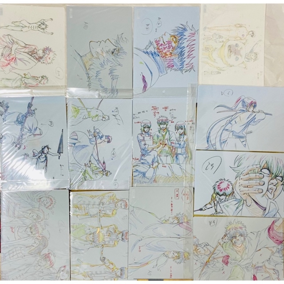 銀魂 クリアファイル/ポスター/雑誌切り抜き等セット