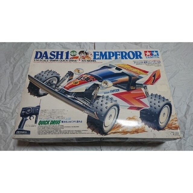 希少/動作品】ダッシュ1号 エンペラー ラジコン タミヤ 1/14 QD RCの