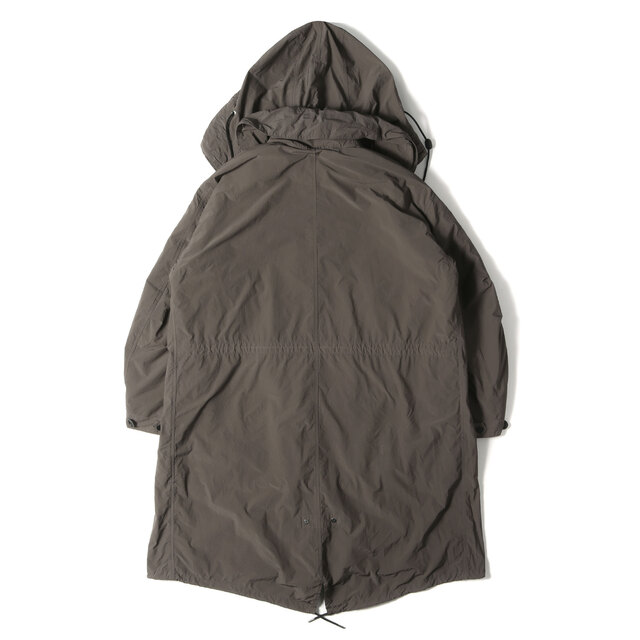 ATON - ATON エイトン コート フード付き モッズコート AIR VENTILE