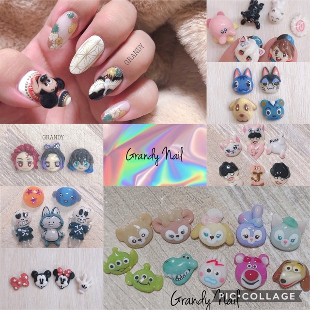 ネイルパーツオーダー受け付け中 受付ページ3D ネイルパーツ オーダー