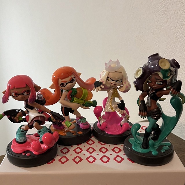 任天堂 - スプラトゥーン amiibo ガール ネオンピンク オレンジ ヒメ