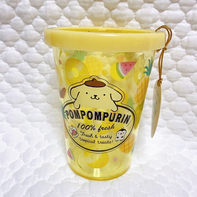 ポムポムプリン 陶器製 小物入れ ペン立て 2000年製 ポムポムプリン