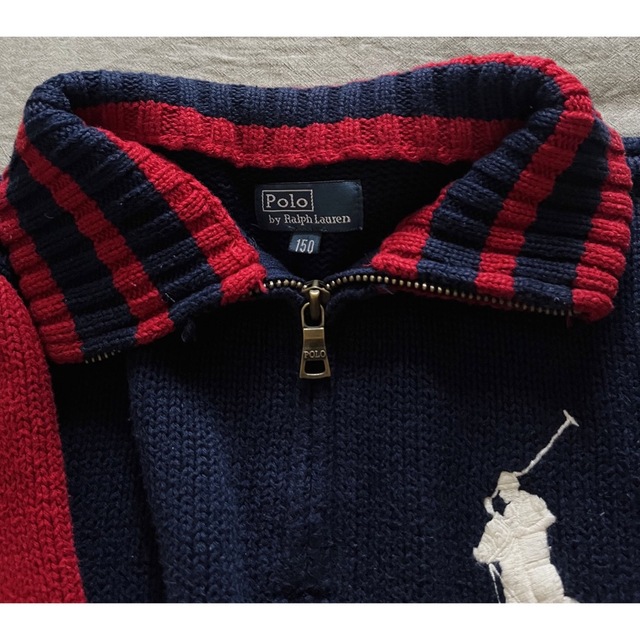 POLO RALPH LAUREN - ポロ ラルフローレン ジップアップ ネイビー