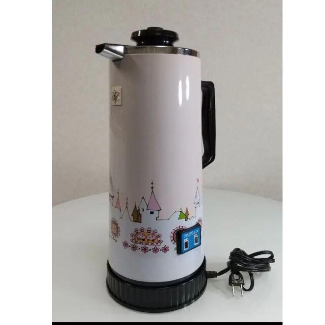 希少 アンティーク】オシャレ 電子ポット 象印 ZOJIRUSHI 魔法瓶の通販