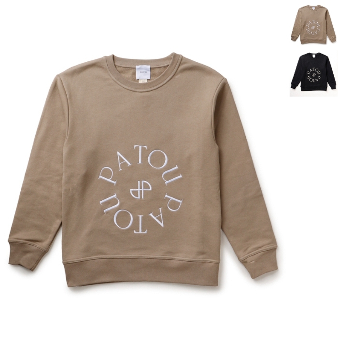 PATOU - パトゥ PATOU トレーナー メダイヨン 刺繍ロゴ スウェット