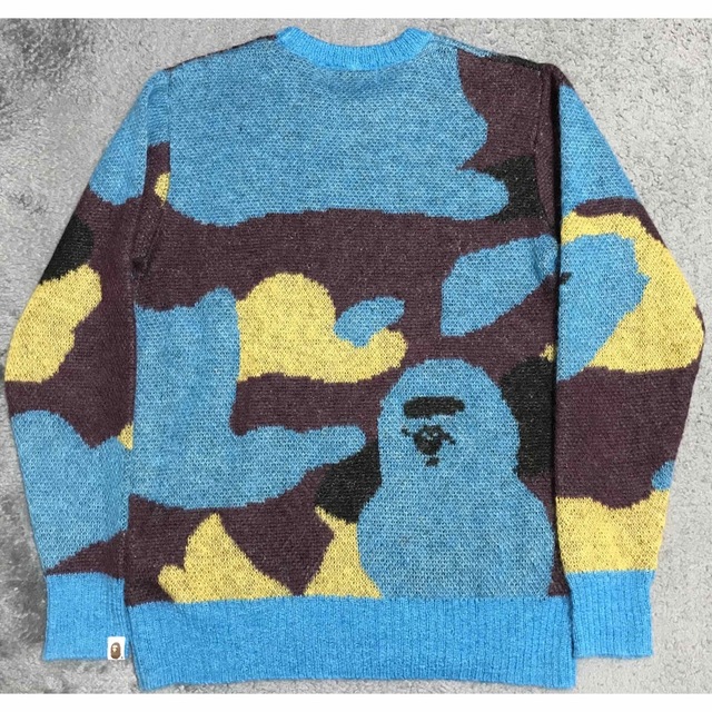 A BATHING APE - アベイシングエイプ モヘア ニットの通販 by TK｜ア