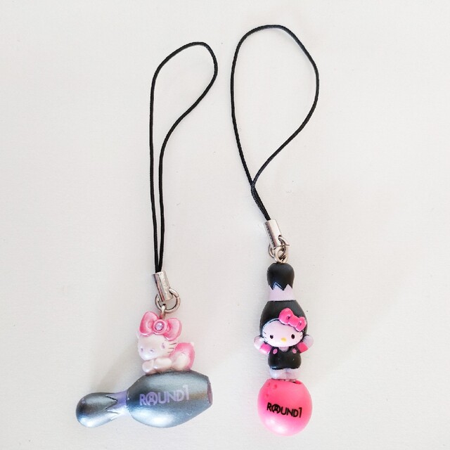 ハローキティ ラウンドワン ストラップ16個 非売品 レア ハローキティ
