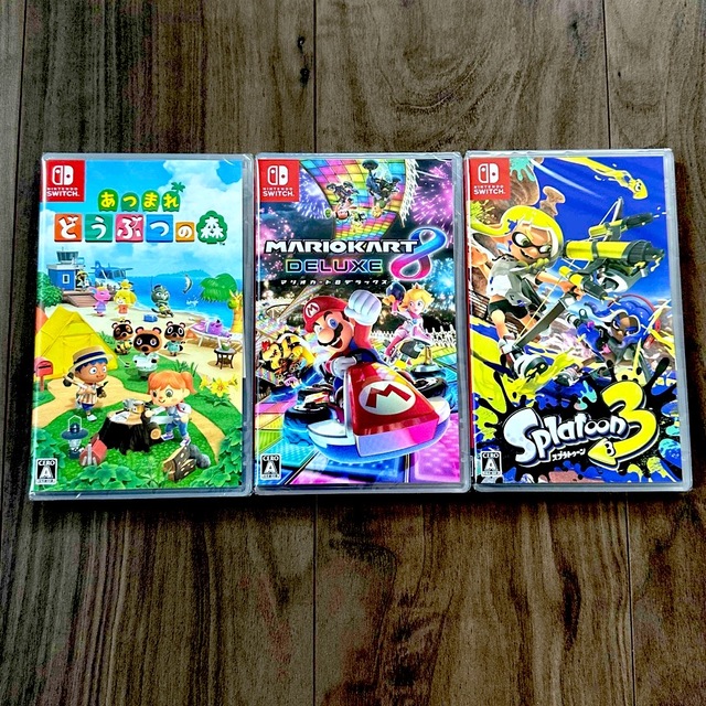 Nintendo Switch - Nintendo Switch ソフト3本 新品未開封の通販 by た