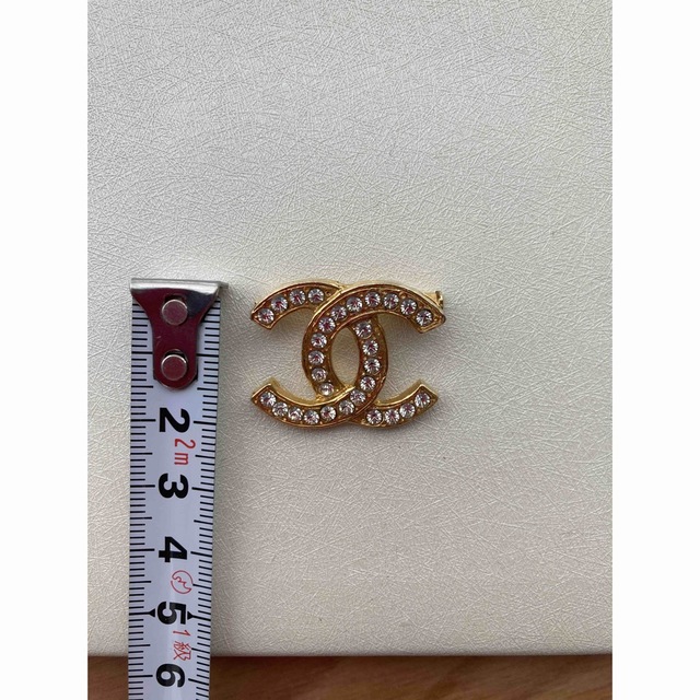 CHANELブローチ ココマーク ゴールド ラインストーン