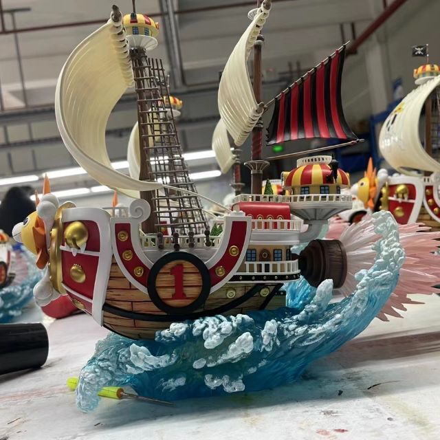 ワンピース サウザンドサニー号 フィギュア ガレージキット 塗装済み