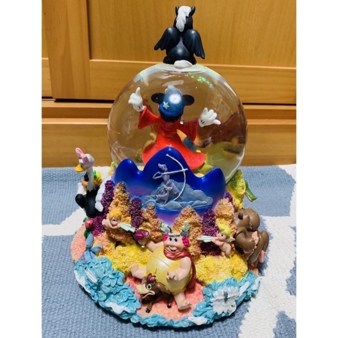 レア☆ディズニー ミッキーマウス ハウス型スノーグローブ スノー
