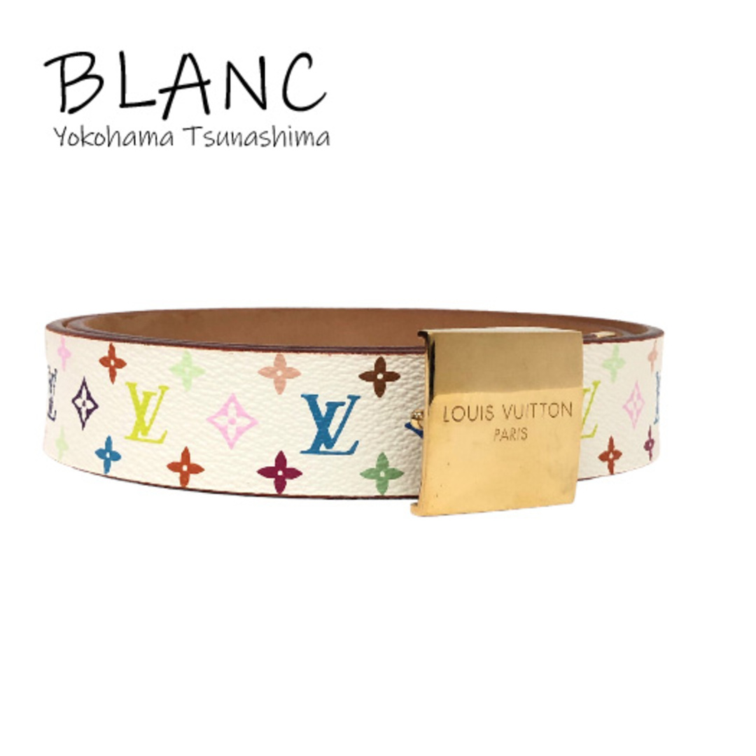 LOUIS VUITTON - ルイヴィトン サンチュール キャレ マルチカラー