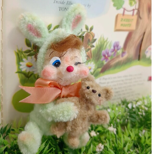 昭和レトロ 平成レトロ ヴィンテージ好きに♪ニンジンとウサギさんの