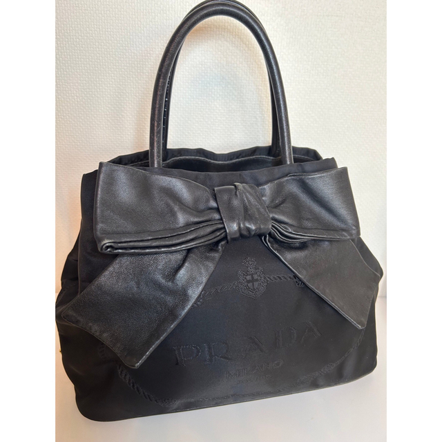 PRADA - グータンママ様 PRADA プラダ リボン レザー バッグの通販 by