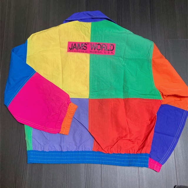 Jams World ジャムズワールド ナイロンジャケット カラフル ブルゾンの