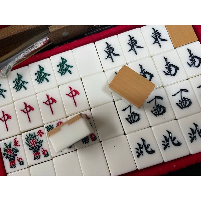 清掃済み】骨董品 麻雀牌 竹牌 丸一牌 希少の通販 by self｜ラクマ