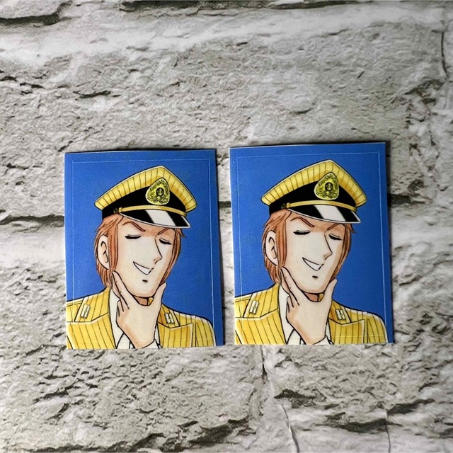 こちら葛飾区亀有公園前派出所 最強ジャンプ 3月号 顔写真風ステッカー