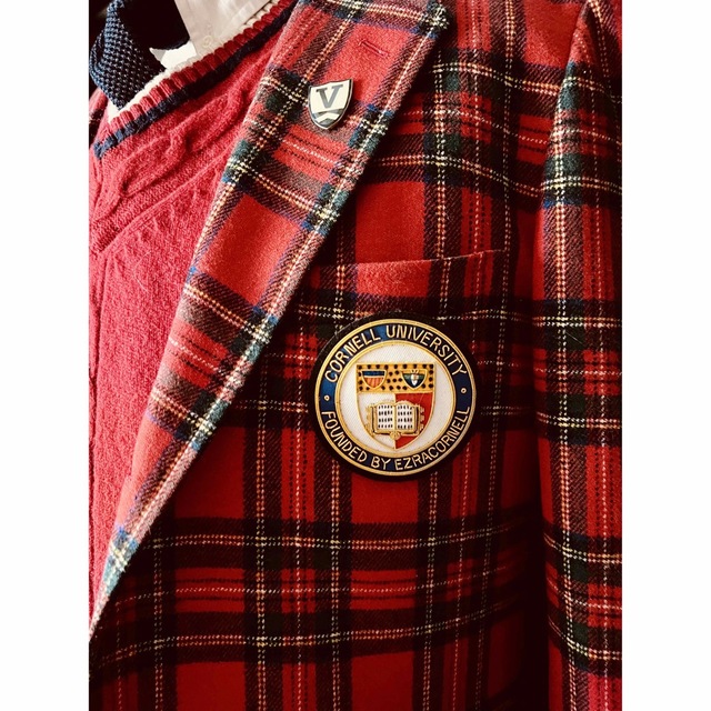 VAN Jacket - アメリカ東部8大学コーネル大学金モール校章エンブレム