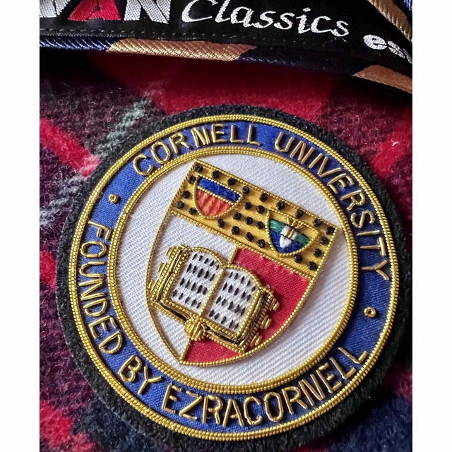 VAN Jacket - アメリカ東部8大学コーネル大学金モール校章エンブレム