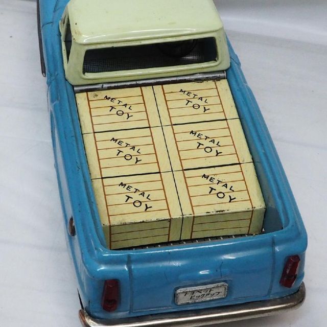 BANDAI - 萬代屋【トヨペット ピックアップ水色 改造有】ブリキtin toy