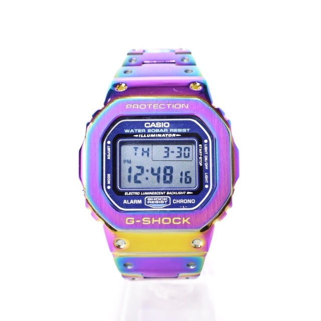 CASIO - CASIO G-SHOCK 腕時計 メタル カスタム レインボー DW-5600の