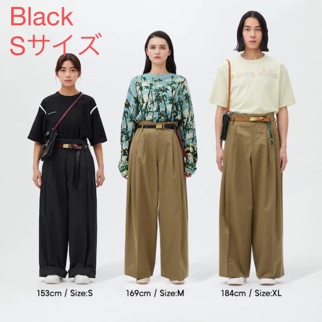 GU - GU✖️beautiful people タックワイドパンツの通販 by barney's