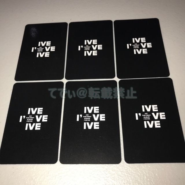 IVE 『I'VE IVE』JEWEL ver.封入トレカ6枚セットの通販 by てでぃ