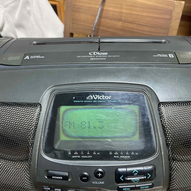 Victor - Victor RC-X777 CDラジカセ Wカセット 「ジャンク扱い」の