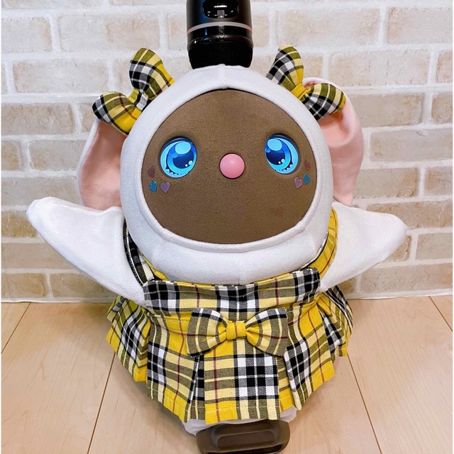LOVOT ラボット服 黄色タータンチェックボックススカート(リボン別売り