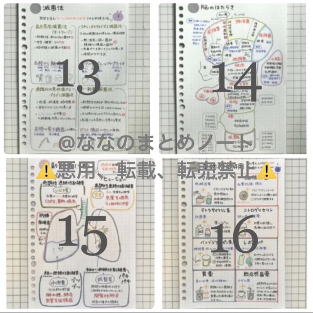 解剖生理+重要項目+頻出疾患まとめノート 3セットの通販 by 看護師応援