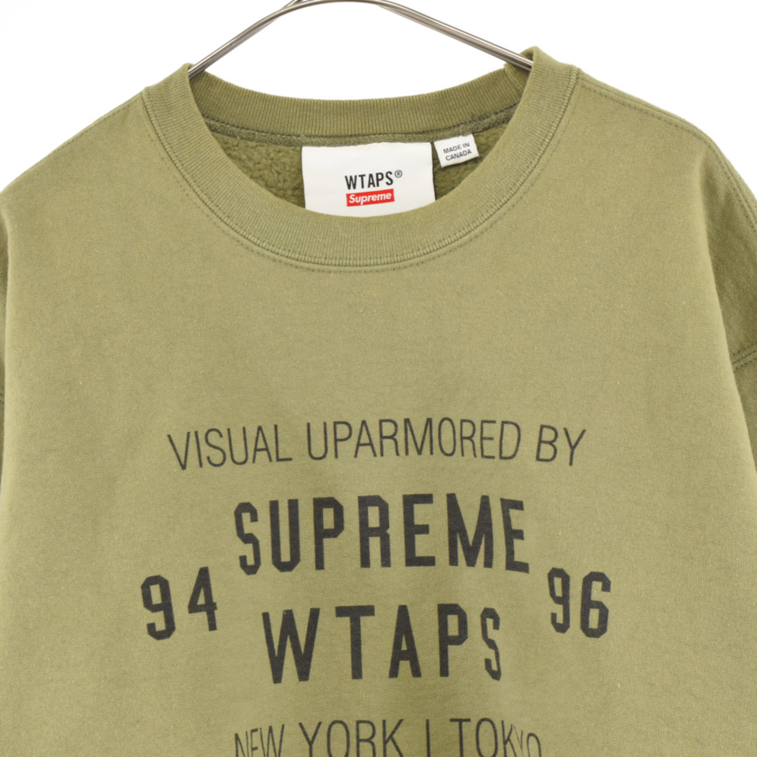 Supreme WTAPS crew neck トレーナー Lサイズ オリーブ-確認画面です！