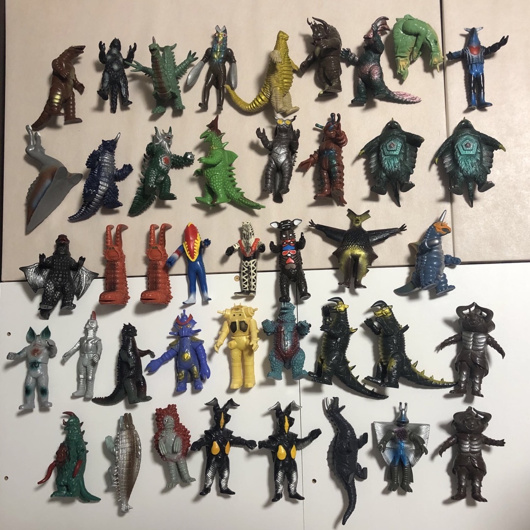 ウルトラマン 怪獣 ソフビ まとめ売り59体 ウルトラ怪獣シリーズ怪獣