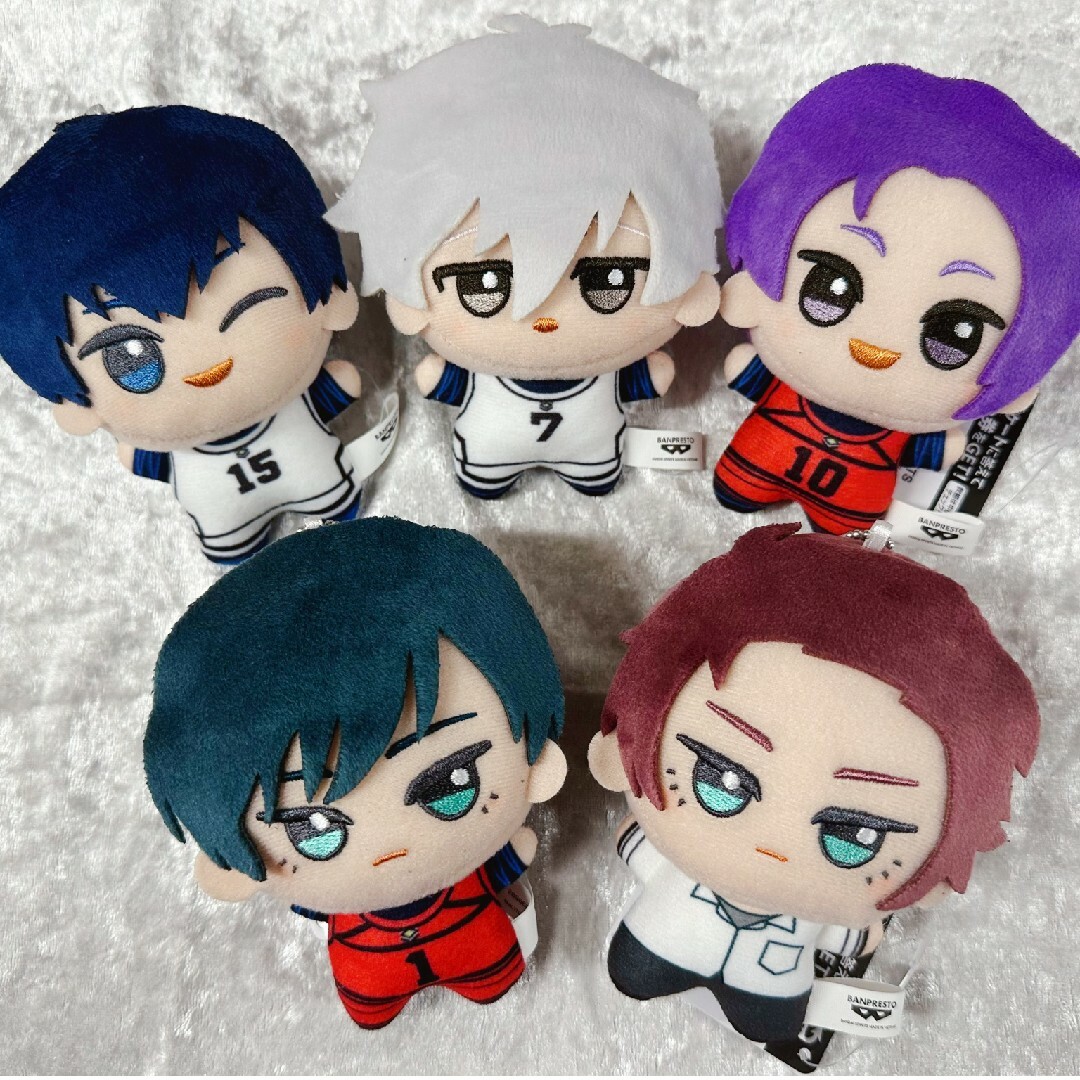 新品 5点 ブルーロック ブルロ ちびぐるみ 潔 凪 玲王 凛 冴