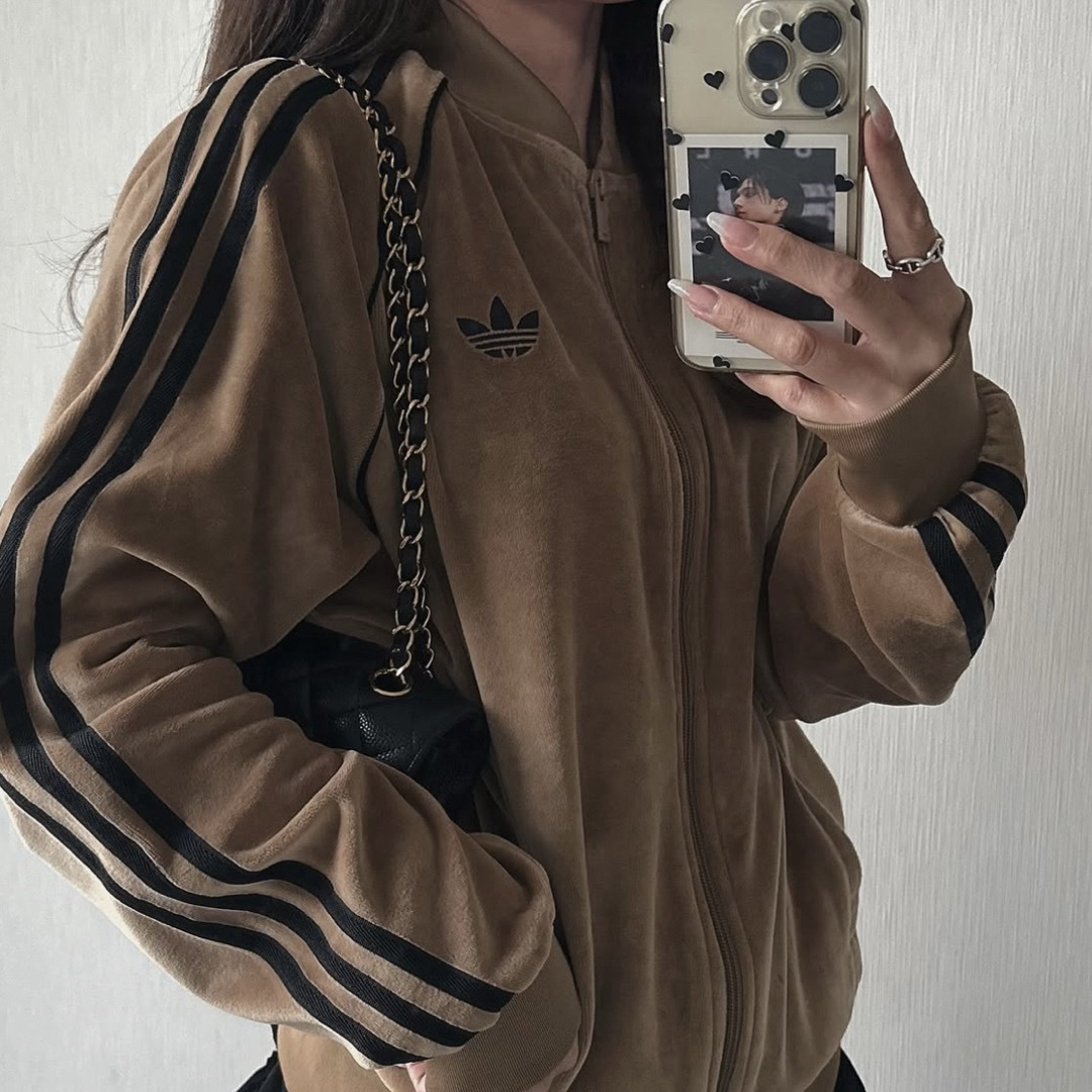 adidas Originals - 新品XL⭐️adidas アディカラー ブラウンベロア