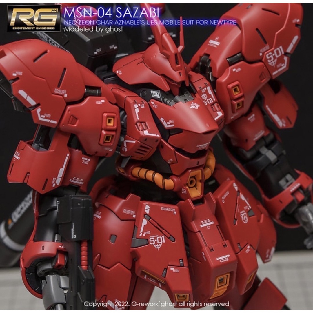 RG 1/144 MSN-04 サザビー専用水転写式デカール の通販 by ガンダム's