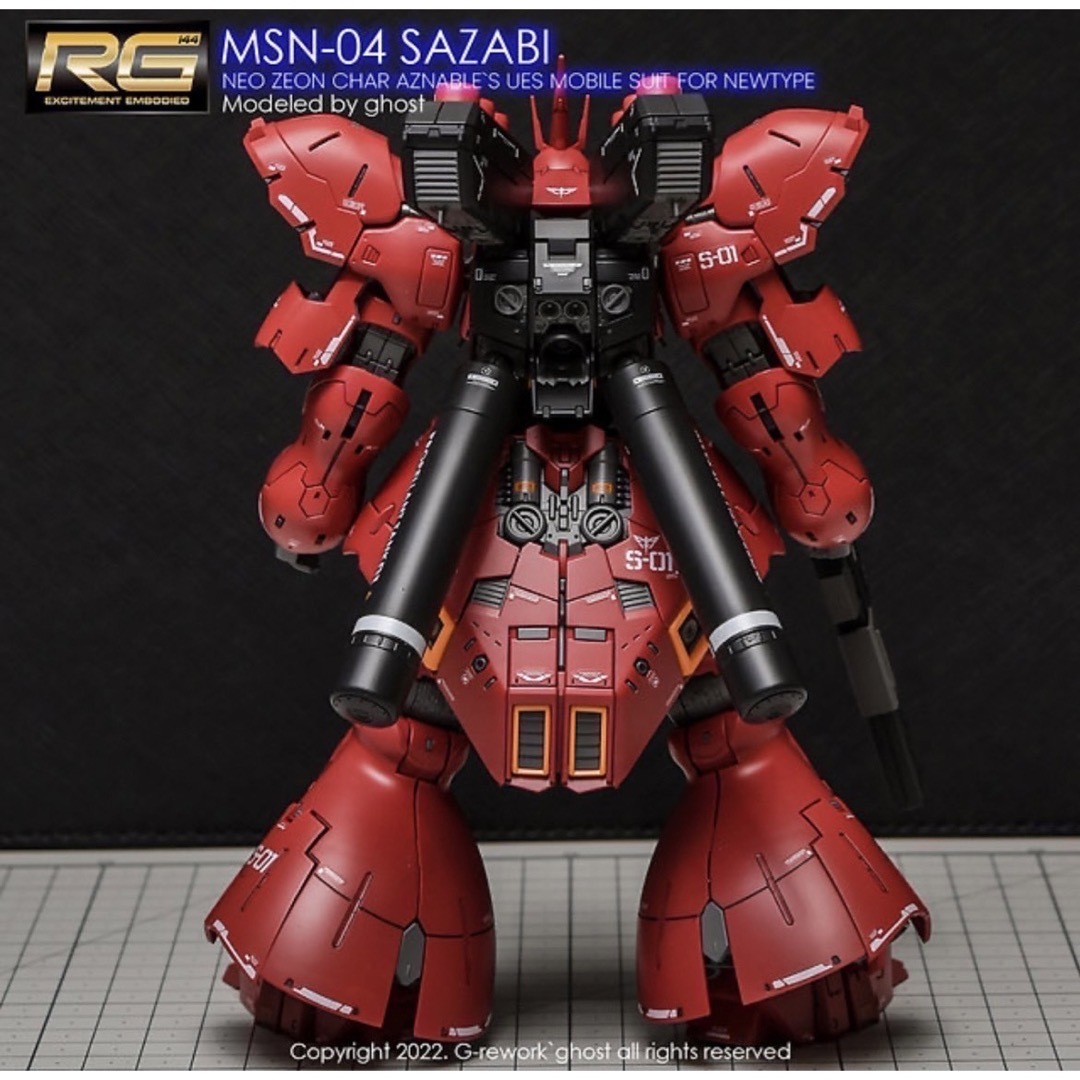 RG 1/144 MSN-04 サザビー専用水転写式デカール の通販 by ガンダム's