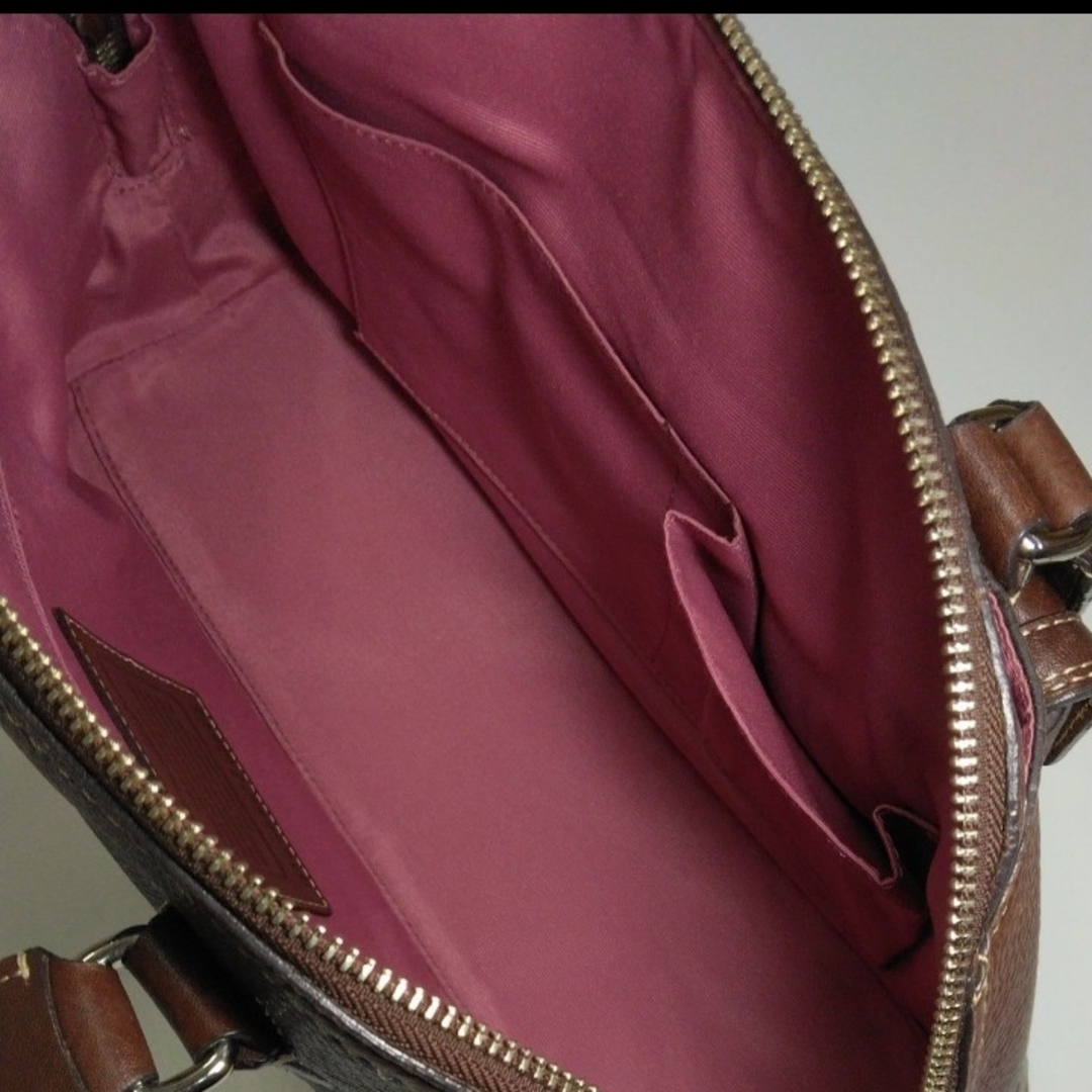 COACH - コーチ ハンプトンズ レザー ジップ サッチェル ハンドバッグ