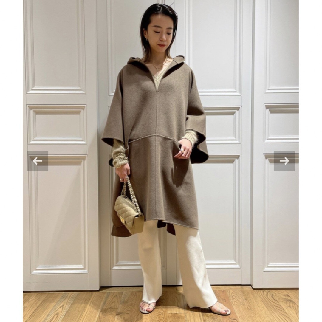 DEUXIEME CLASSE - Deuxieme Classe victorianポンチョ ベージュ 新品