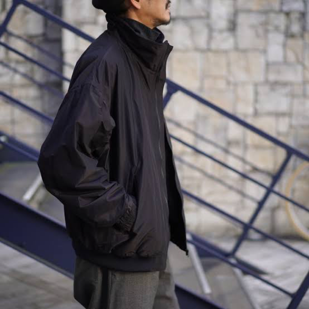 COMOLI - COMOLI コモリ コットンシルクトラックジャケット 2 ブラウン