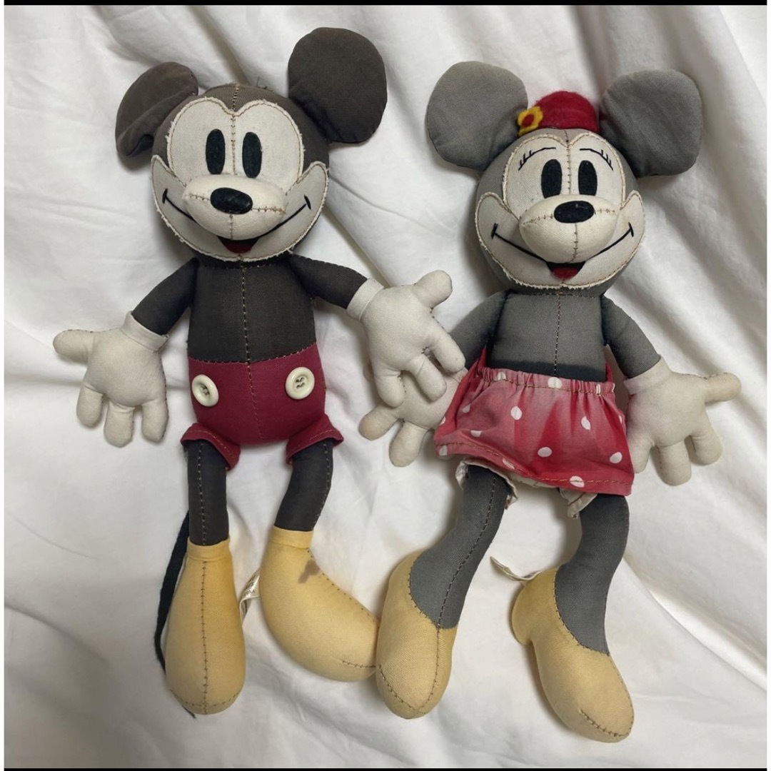 Disney - ディズニー ミッキ－ ミニー レトロぬいぐるみセットの通販