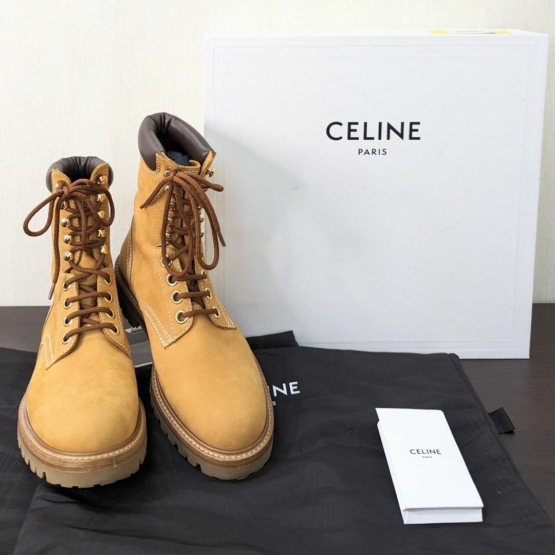 CELINE - セリーヌ ブーツ レースアップ 40サイズ / 約26cm メンズ