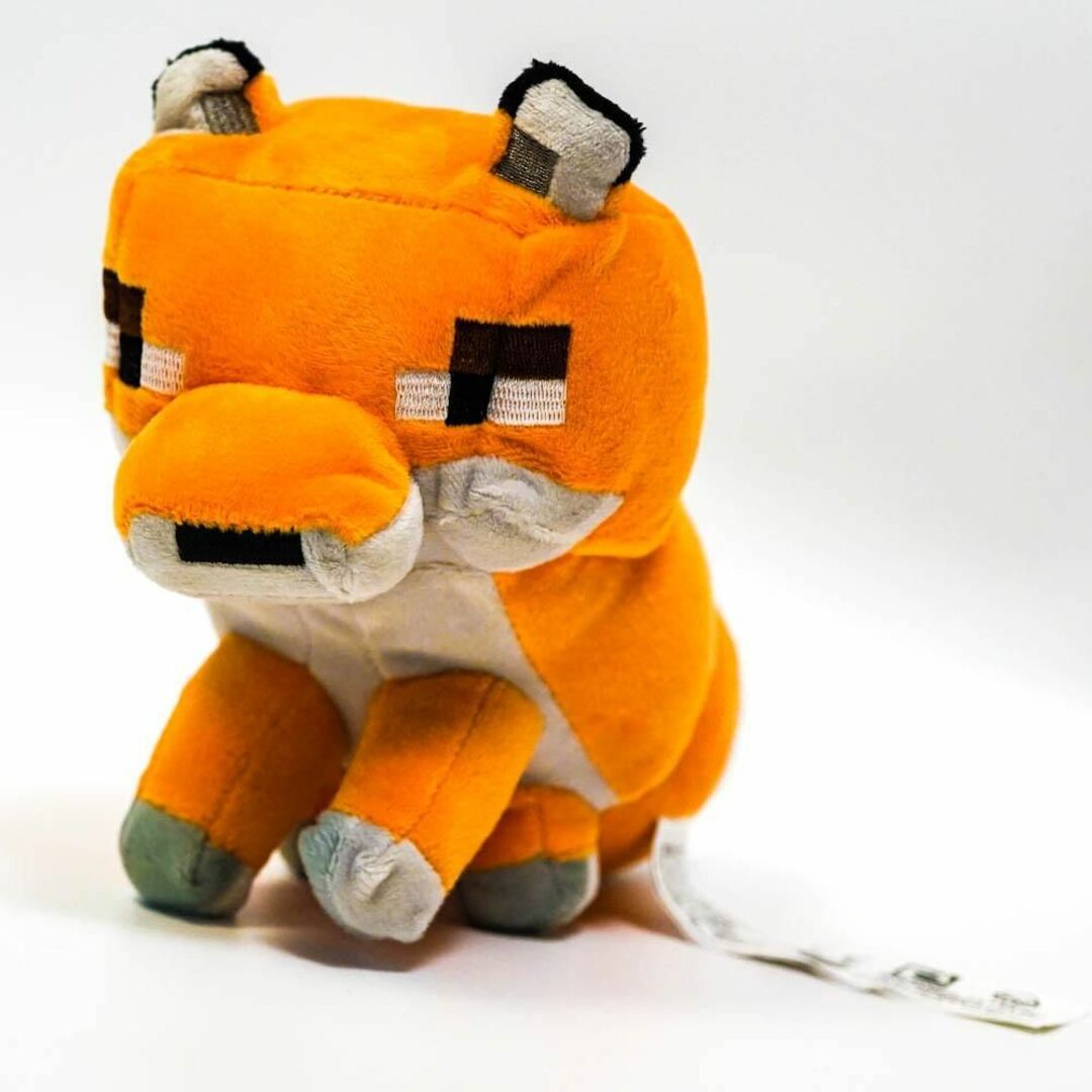 ぬいぐるみ キツネ きつね 18cm マインクラフト マイクラ【おまけ付