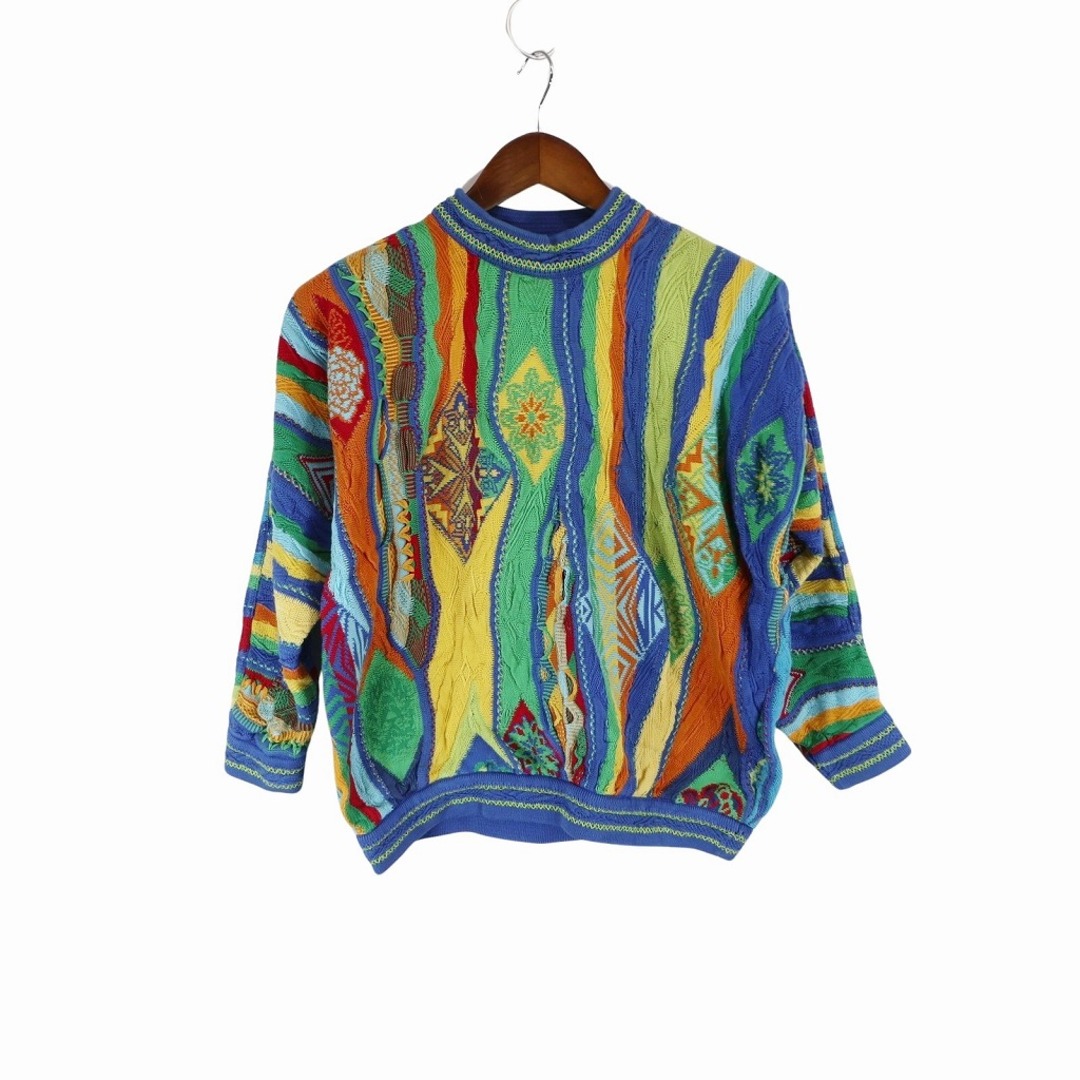 SALE/// 90年代 COOGI クージー 3Dニット 丸首 セーター マルチカラー